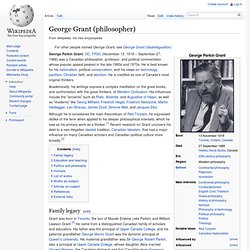 George Grant (philosopher)