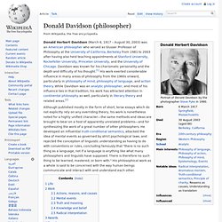 Donald Davidson (philosopher)