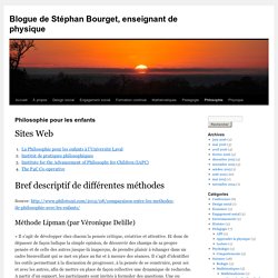 Blogue de Stéphan Bourget, enseignant de physique