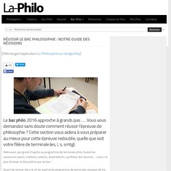 Bac Philosophie : Notre guide des révisions