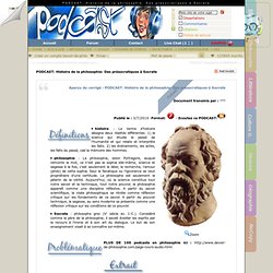 PODCAST: Histoire de la philosophie: Des présocratiques à Socrate