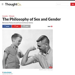 Philosophy of Sex and Gender - Natural or Conventional?