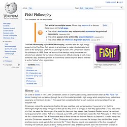 FISH! philosophy