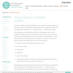 The Philosophy Foundation - Philosophy Comes Home...