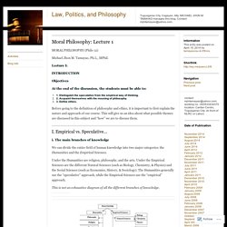 Law, Politics, and Philosophy