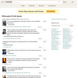 Philosophy Of Life Quotes (1879 quotes)