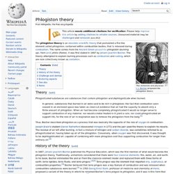 Phlogiston theory