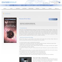Phoenix FD for Maya - Beta Program - Fluid Dynamics Simulator