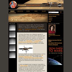 Phoenix Mars Mission - Mission