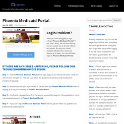 Phoenix Medicaid Portal - Login Wiz