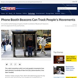 Phone Booth Beacons Can Track People's Movements