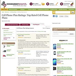 Cell Phone Plans: Expert and User Reviews