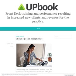 Phone Tips For Receptionist