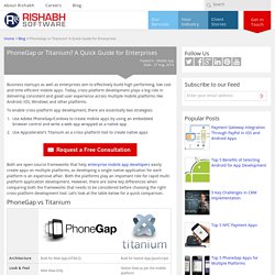 Comparison between two cross-plaftform development frameworks