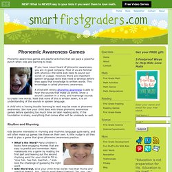 Phonemic Awareness Games - Smart First Graders