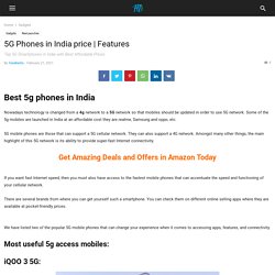 5G Phones in India price