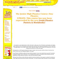 Foxy Phonics: Junior High School Phonics & Worksheets