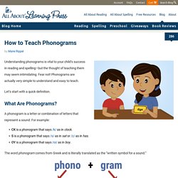 How to Teach Phonograms (+ FREE Phonogram Sounds App)
