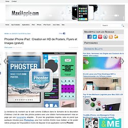 Phoster iPhone iPad : Creation en HD de Posters, Flyers et Images