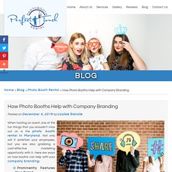 How Photo Booths Help with Company Branding