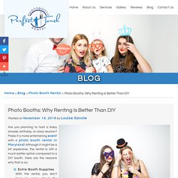 Photo Booths: Why Renting Is Better Than DIY