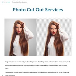 Photo Cut Out Services