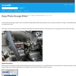 Easy Photo Grunge Effect
