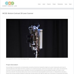 Comp Photo Lab » MC3D: Motion Contrast 3D Laser Scanner