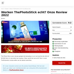 The photo stick is een usb stick voor opslag digitale files