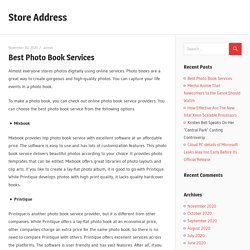 Best Photo Book Services – Store Address