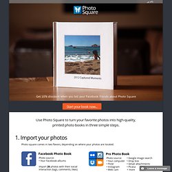 Photo Square: your photos from Facebook to photo book