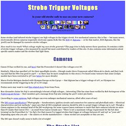 Photo Strobe Trigger Voltages