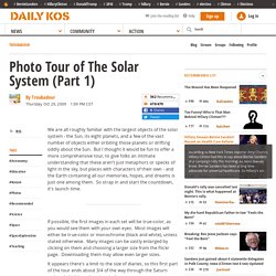 Photo Tour of The Solar System (Part 1)
