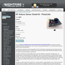 NF-Arduino Sensor Shield Kit - PhotoCells