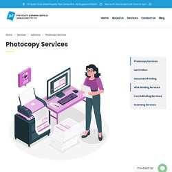 Best Photocopy Services in Singapore