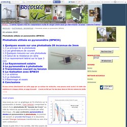 Photodiode utilisée en pyranomètre (BPW34) - BRICOLSEC