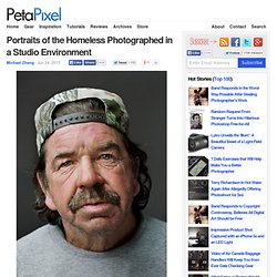 Portraits of the Homeless Photographed in a Studio Environment
