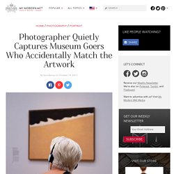 Photographer Captures Museum Visitors Who Accidentally Match Artwork
