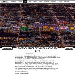 Photographer Gets High Above Sin City