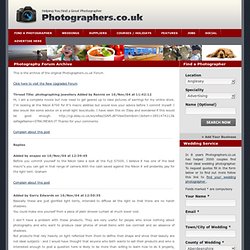 Photographers Forum - photographing jewellery