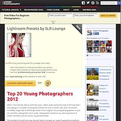 » Top 20 Young Photographers 2012