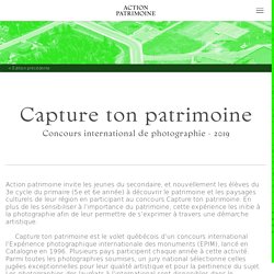 Concours de photographie 2019