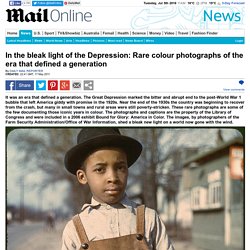 Rare Library of Congress colour photographs of the Great Depression