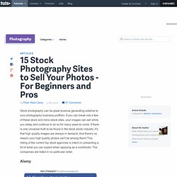 15 Stock Photography Sites to Sell Your Photos – For Beginners and Pros