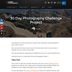 30 Day Photography Challenge Project