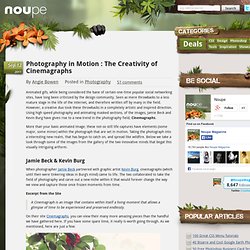 Photography in Motion : The Creativity of Cinemagraphs