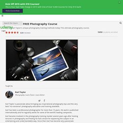 Free Photography Course by Karl Taylor