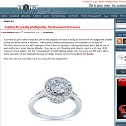 Lighting for jewelry photography: the development process