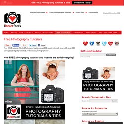 Free Photography Tutorials, Camera Tips & Photo Lessons — iHeartFaces.com
