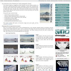 Photoshop tutorial / Photoshop for winter photography (further information)